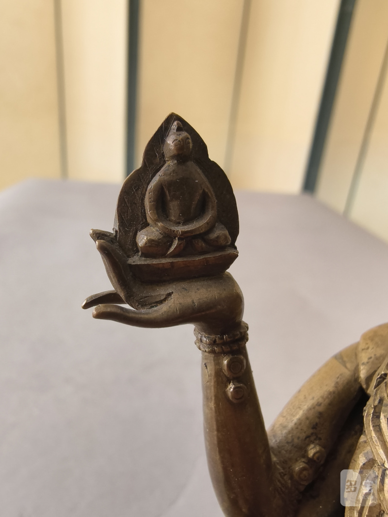 A BRONZE FIGURE OF USHNISHAVIJAYA - 图15